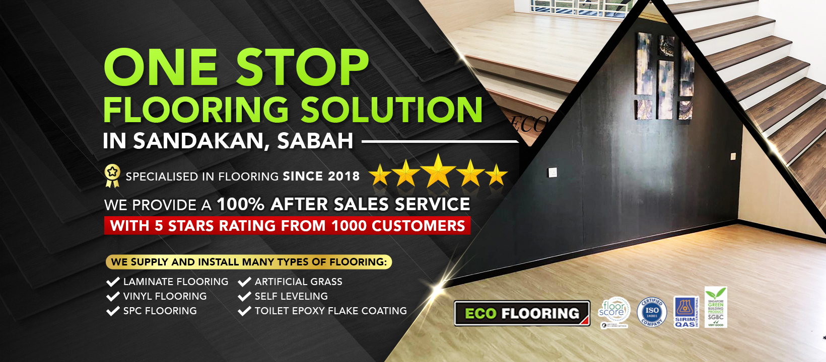 Eco Flooring Facebook ad: Want to re-design your beloved home flooring?