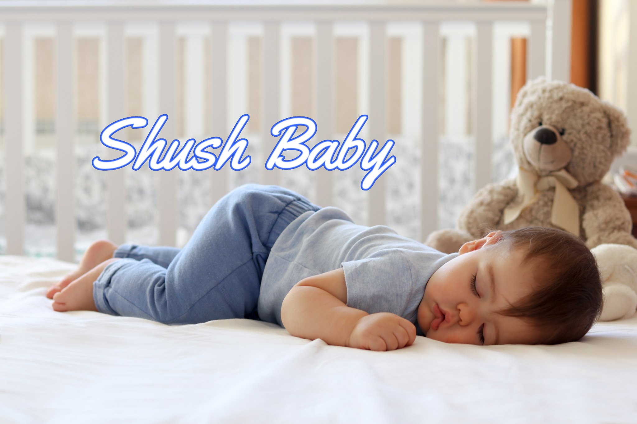 Shush Baby Facebook ad: White Noise is a proven method to keep…