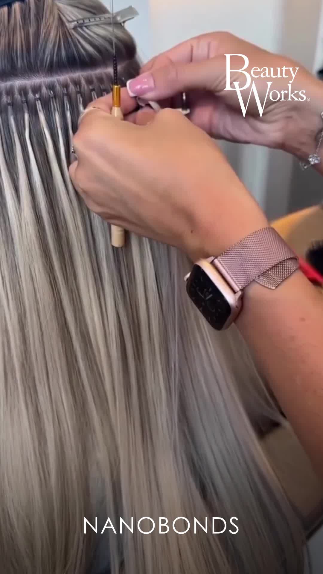 Beauty Works Luxury Hair Extensions Facebook ad: Take a look