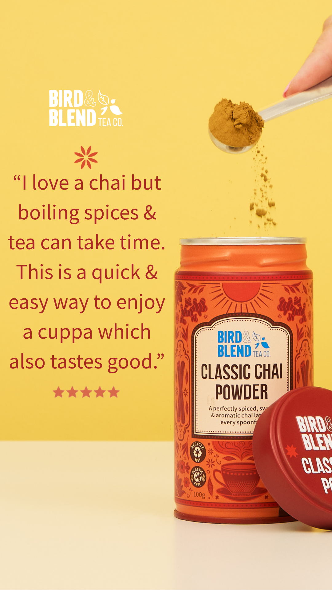 Bird & Blend Tea Co. Facebook ad