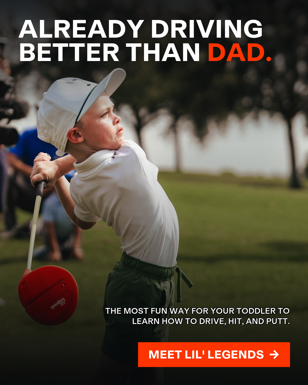 Performance Golf Facebook ad