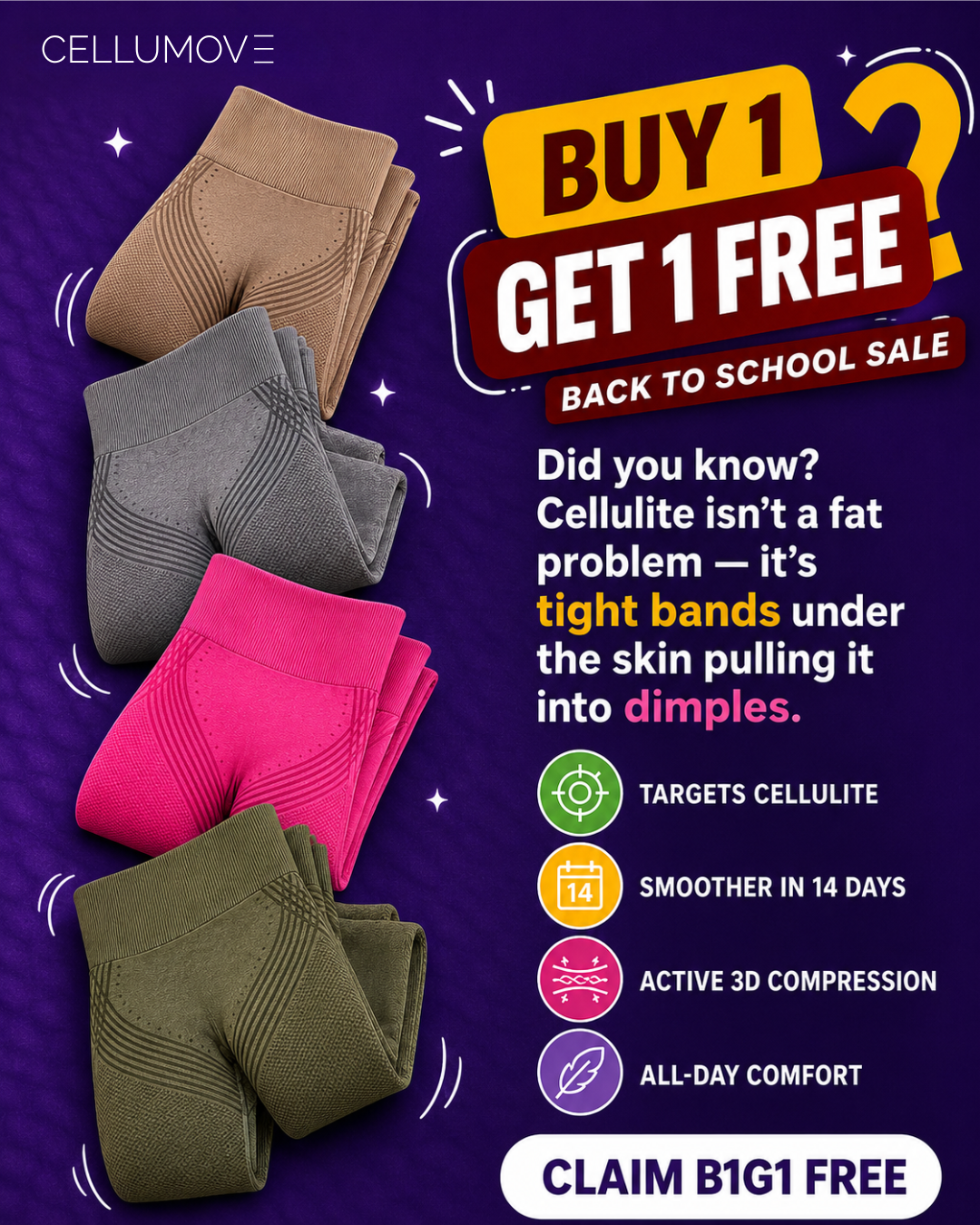 Cellumove Fitwear Facebook ad