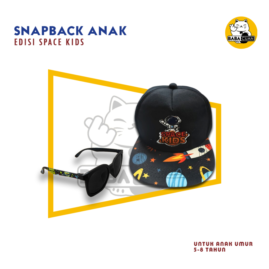 Baba Cuan Facebook ad: TOPI SNAPBACK ANAK KEKINIAN