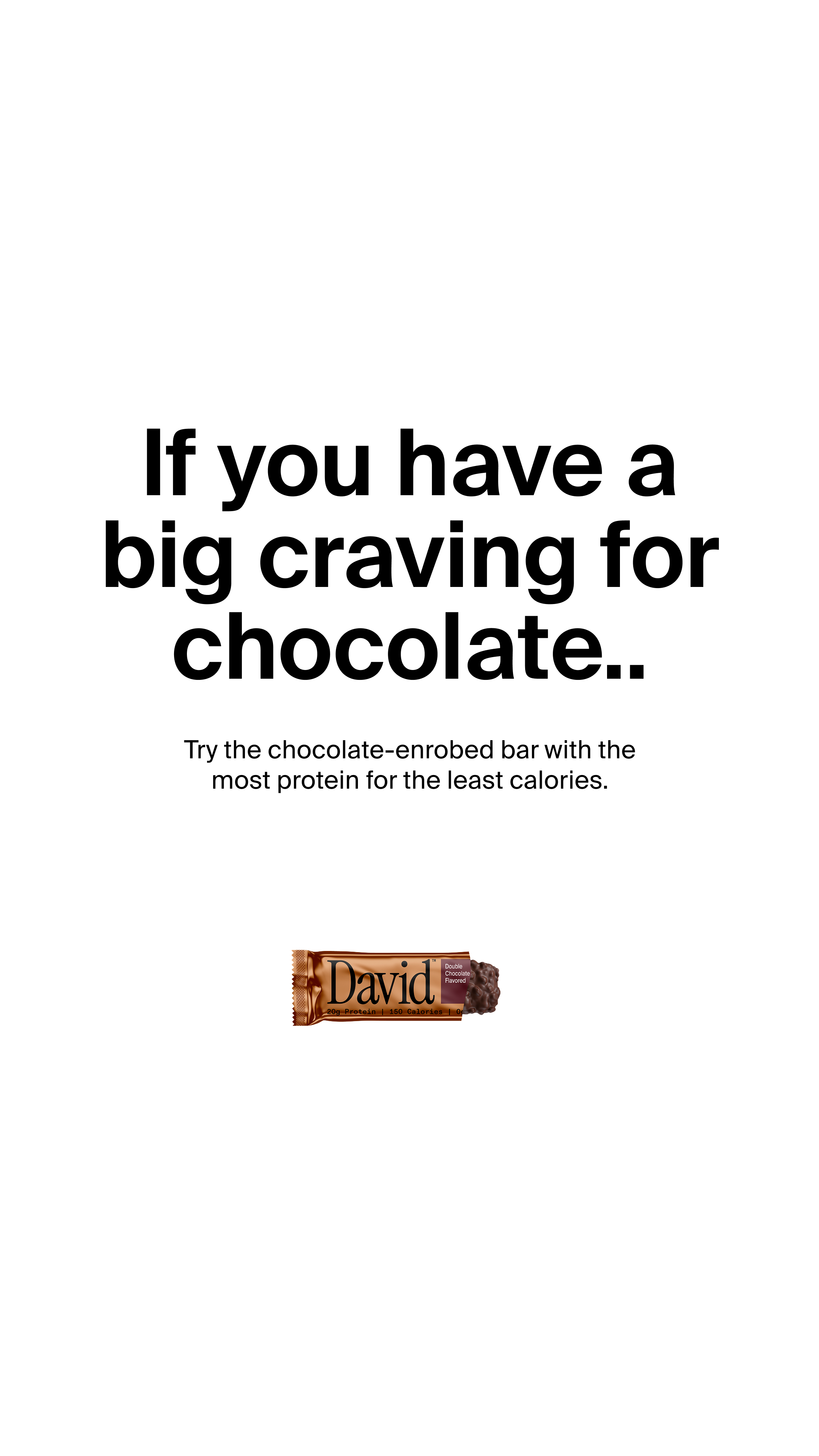 David Protein Facebook ad