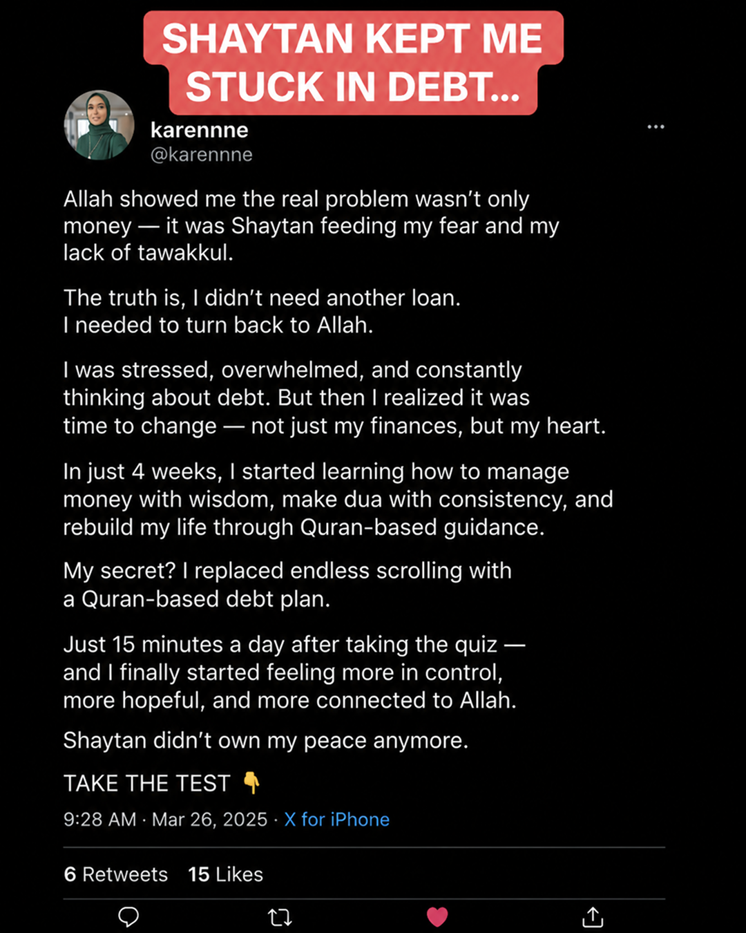 Imam Advice Daily Facebook ad