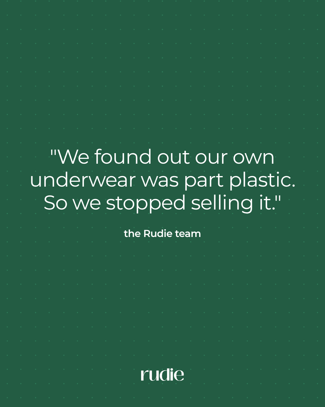 Rudie Facebook ad