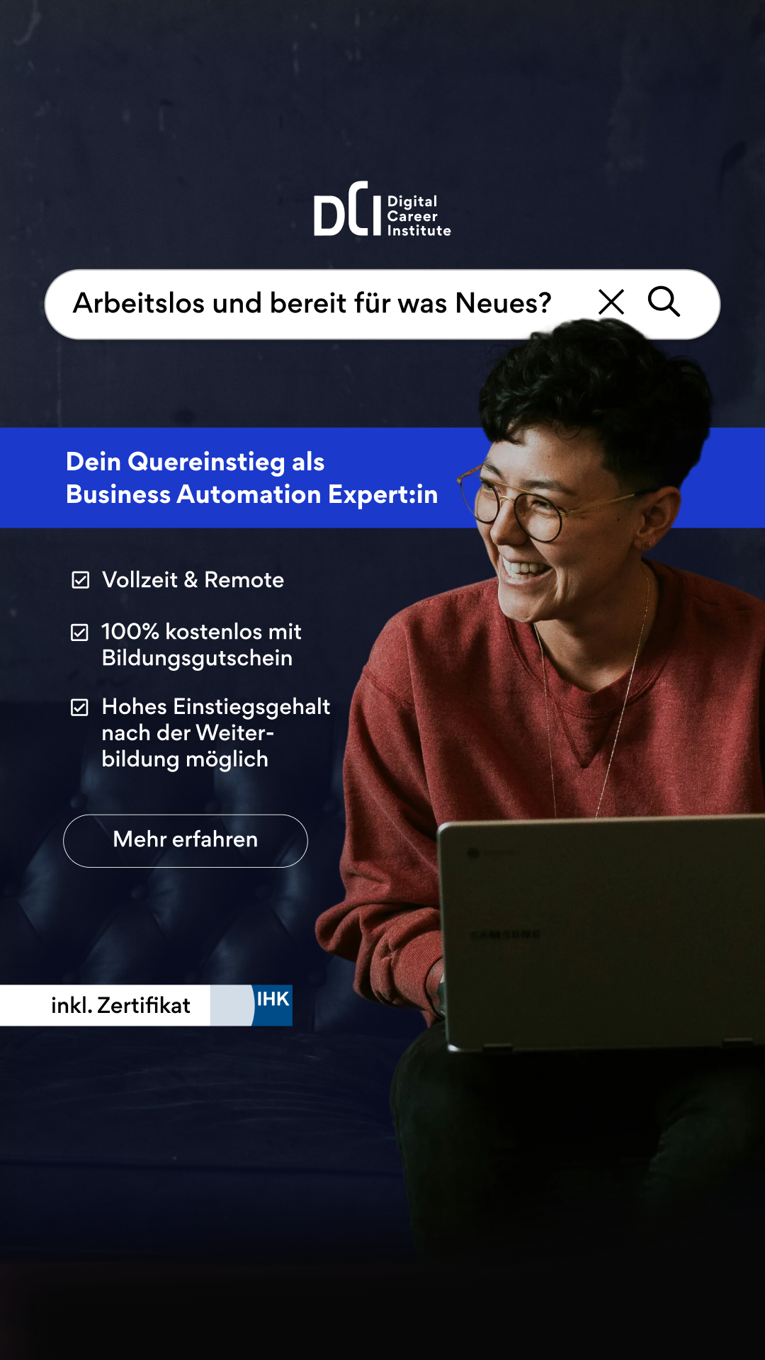 DCI Digital Career Institute Facebook ad
