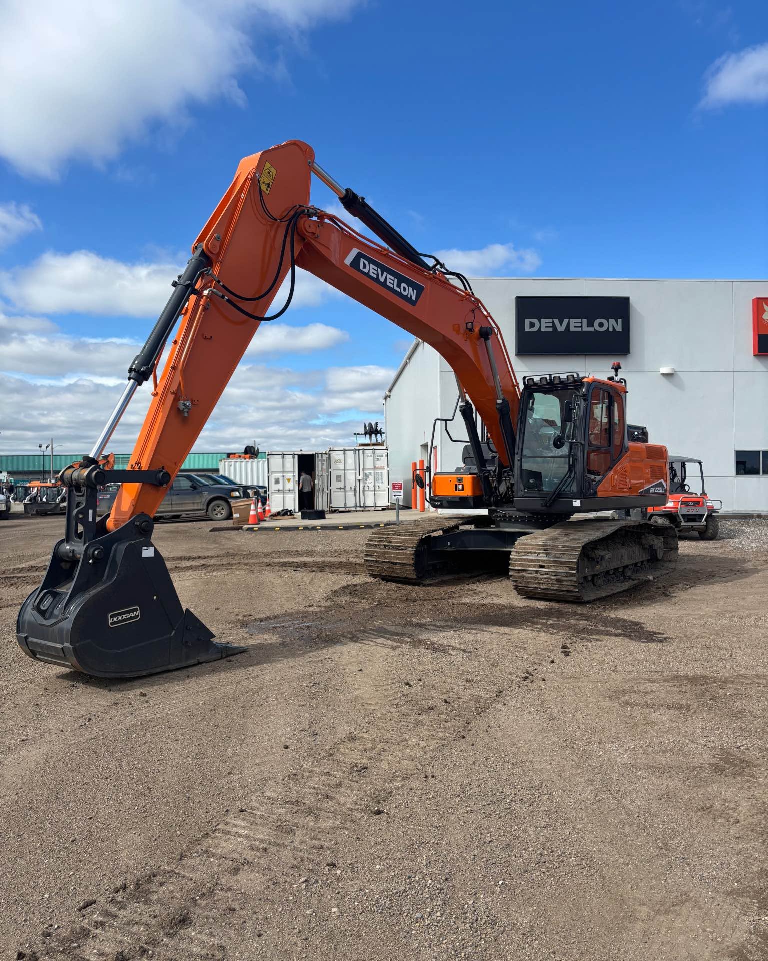 Justice Chapelle Facebook ad: Develon DX 225LC Excavator