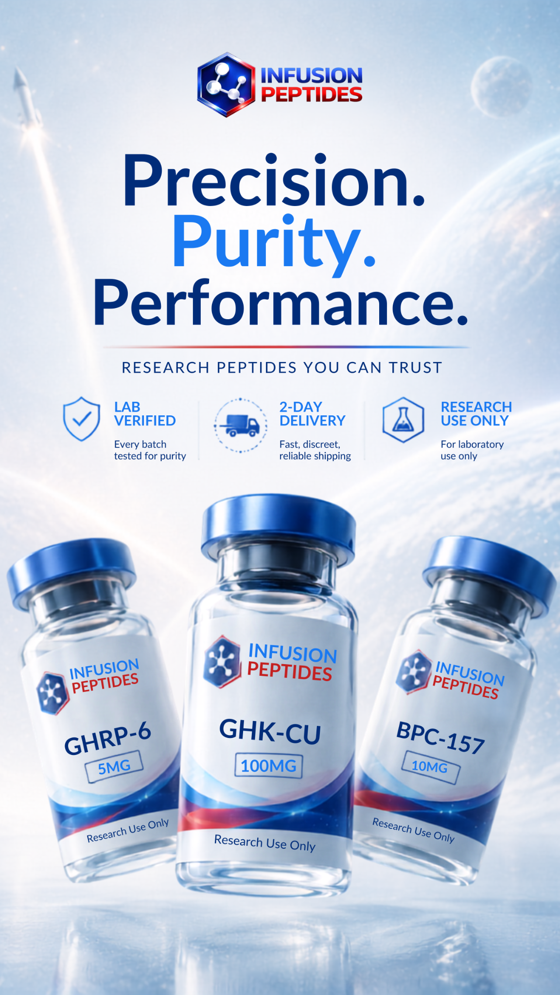 Infusion Co Facebook ad: Research Without Limits