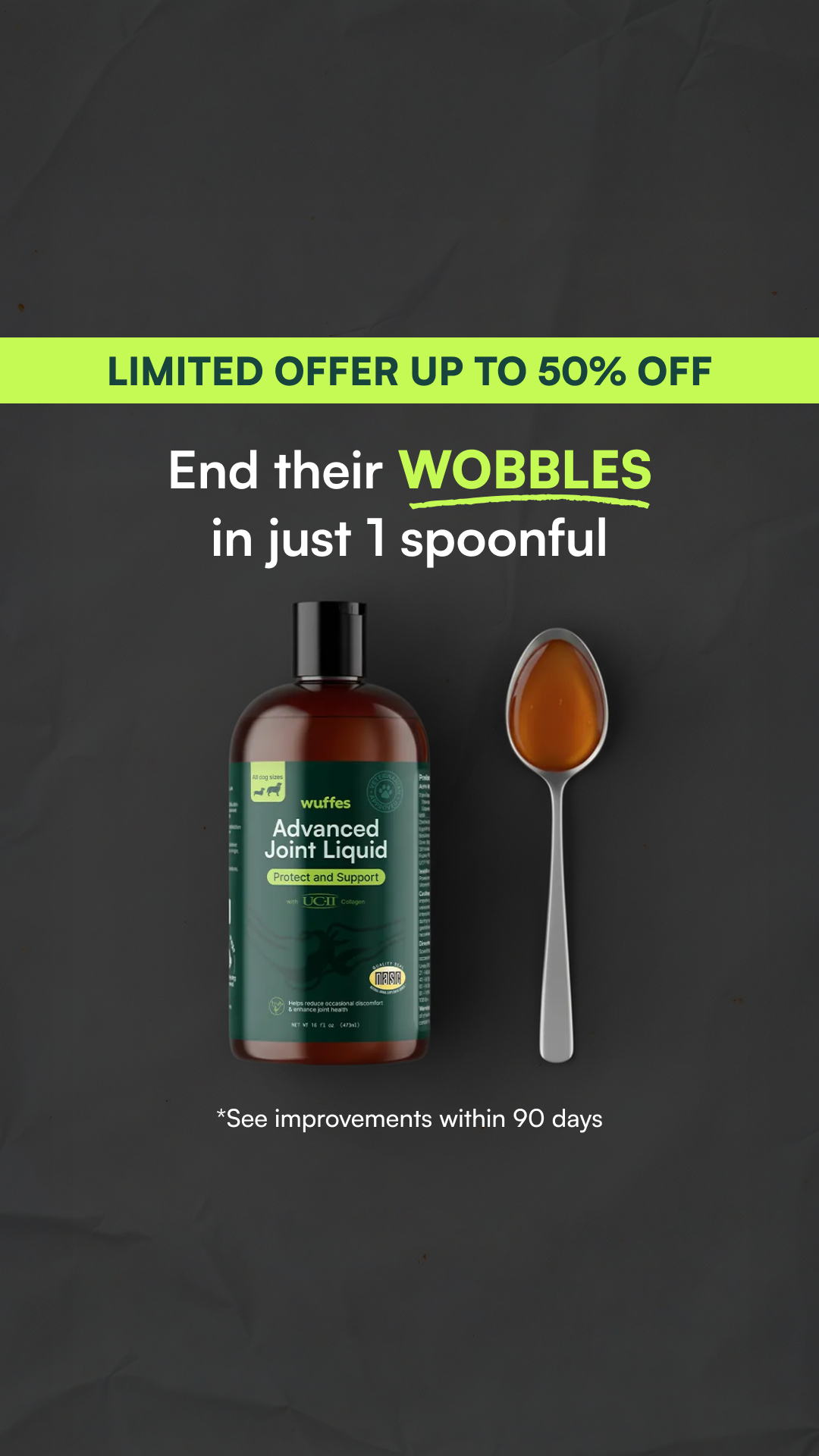 Wuffes Facebook ad