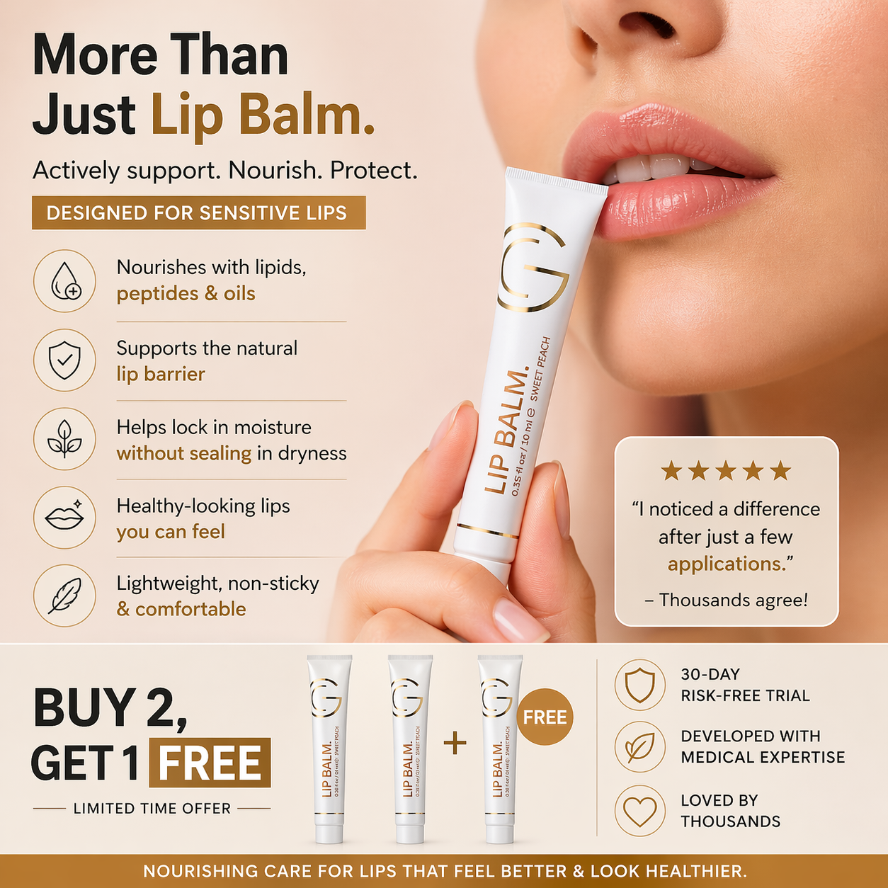 GentleCare Germany Facebook ad: GentleCare Lip Balm