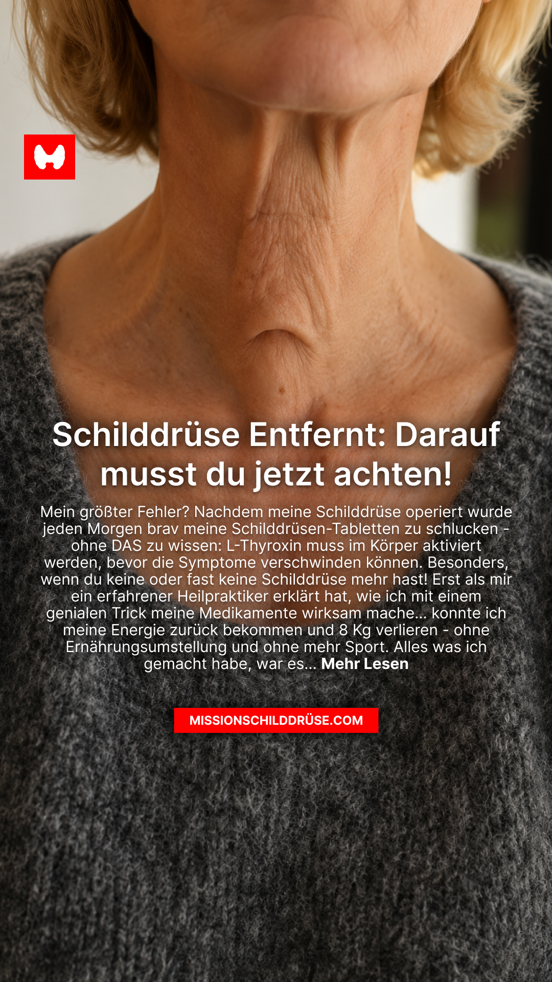 Mission Schilddrüse Facebook ad