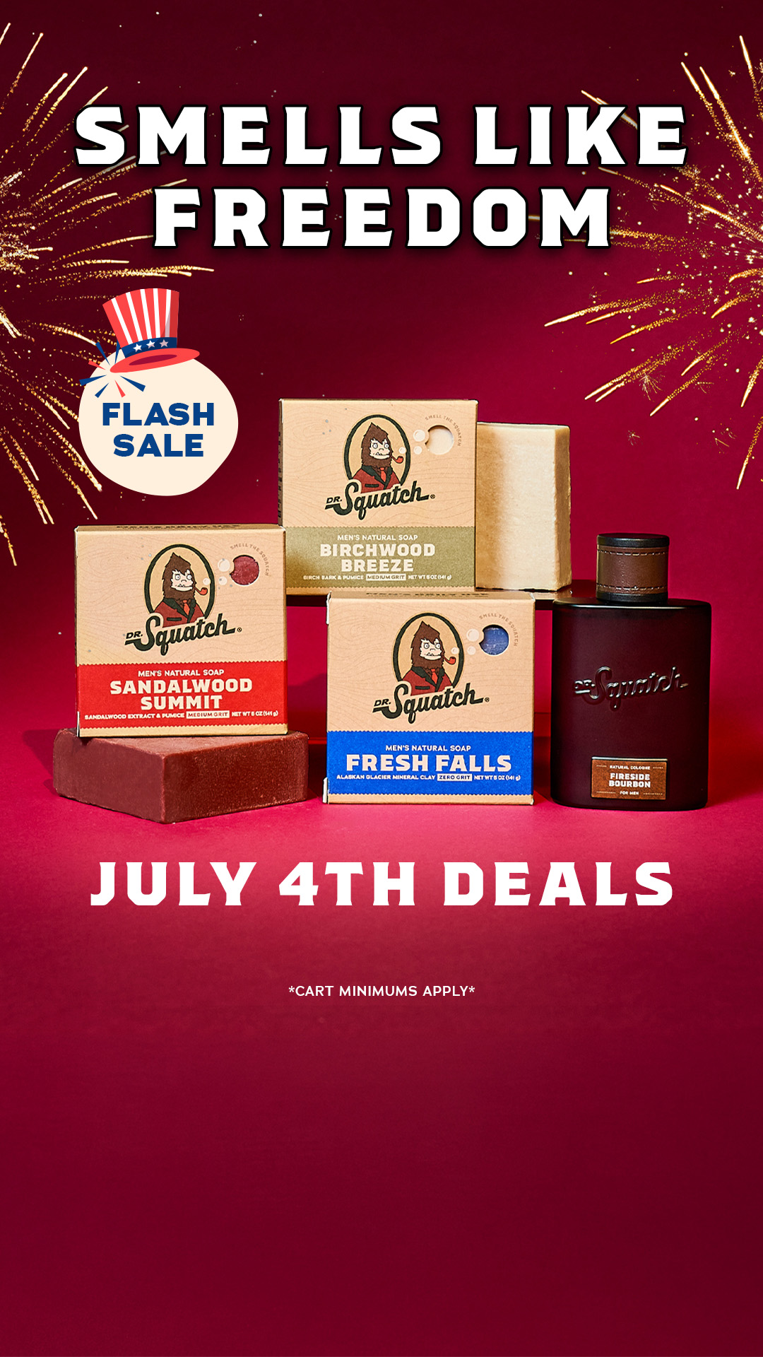 Dr. Squatch Facebook ad