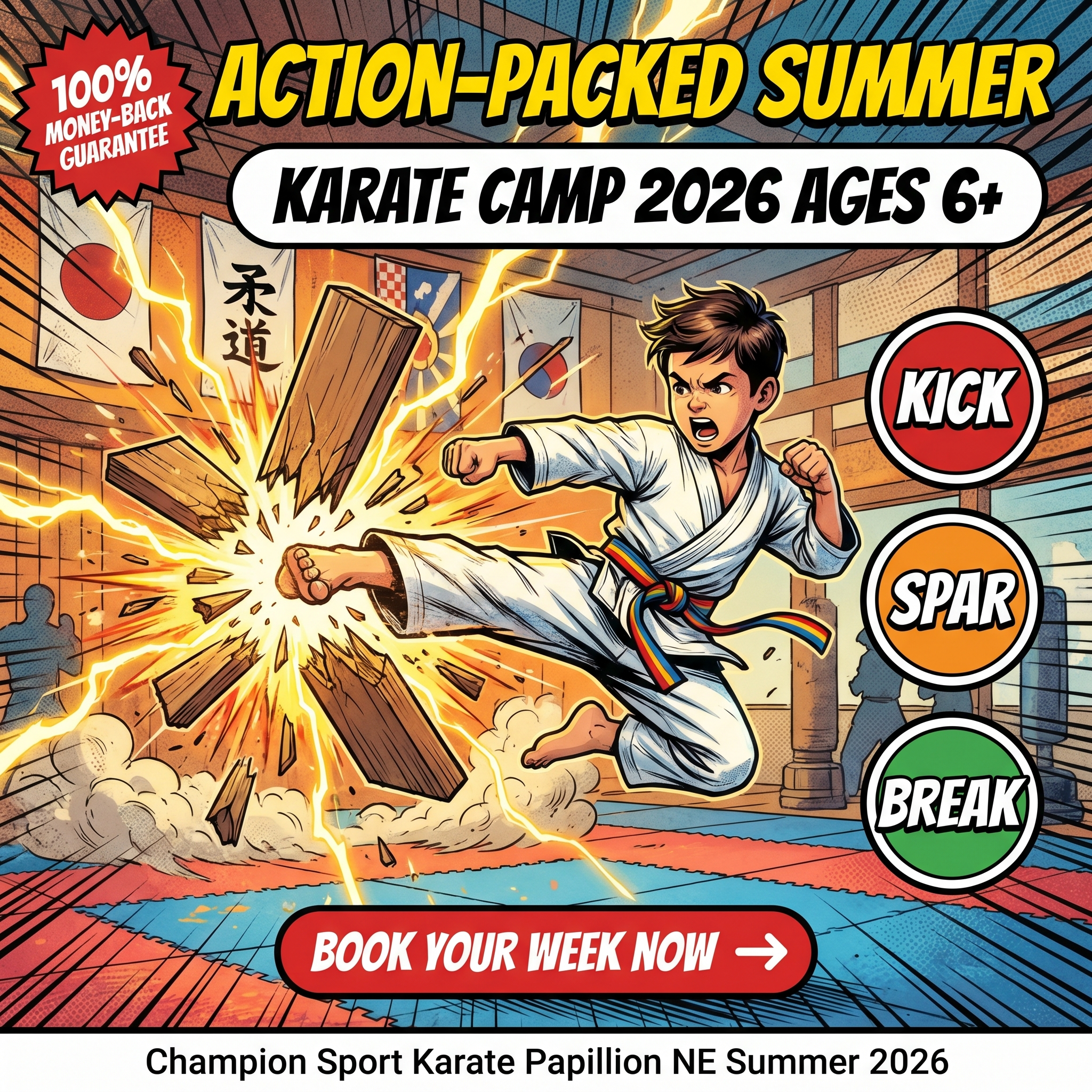 Champion Sport Karate Papillion Facebook ad
