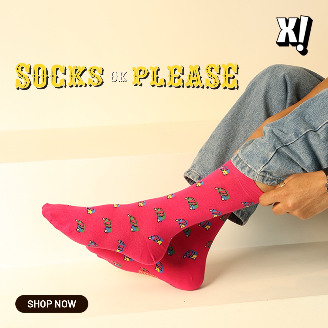 SocksXpress Facebook ad: Give Your Shoes a Personality