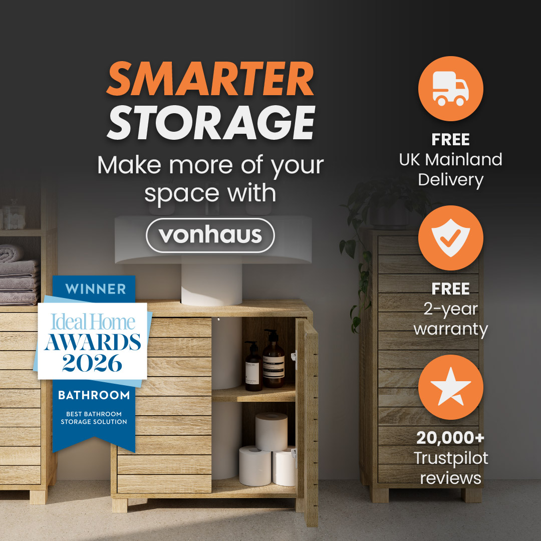 Vonhaus Facebook ad: Free UK delivery and 2-year warranty