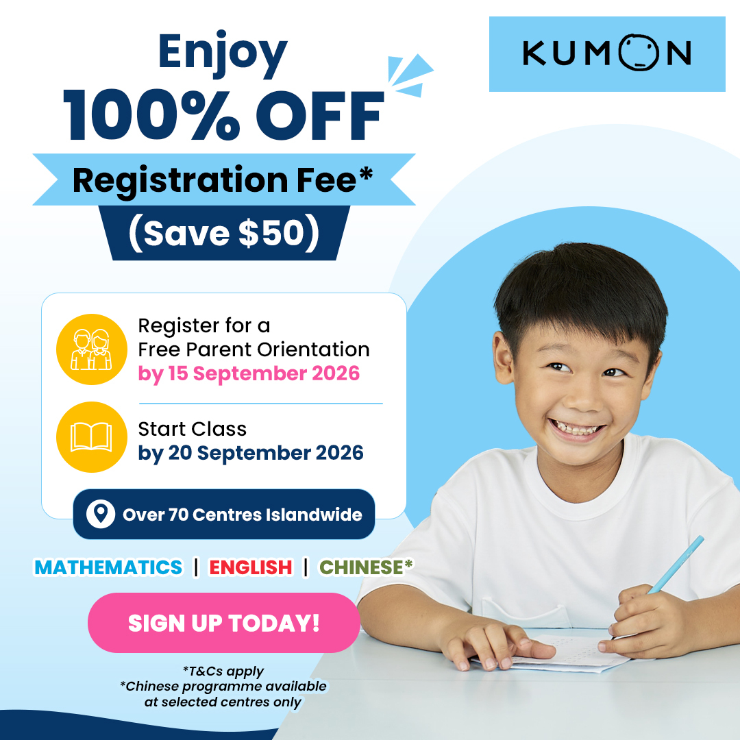 KUMON Singapore Facebook ad