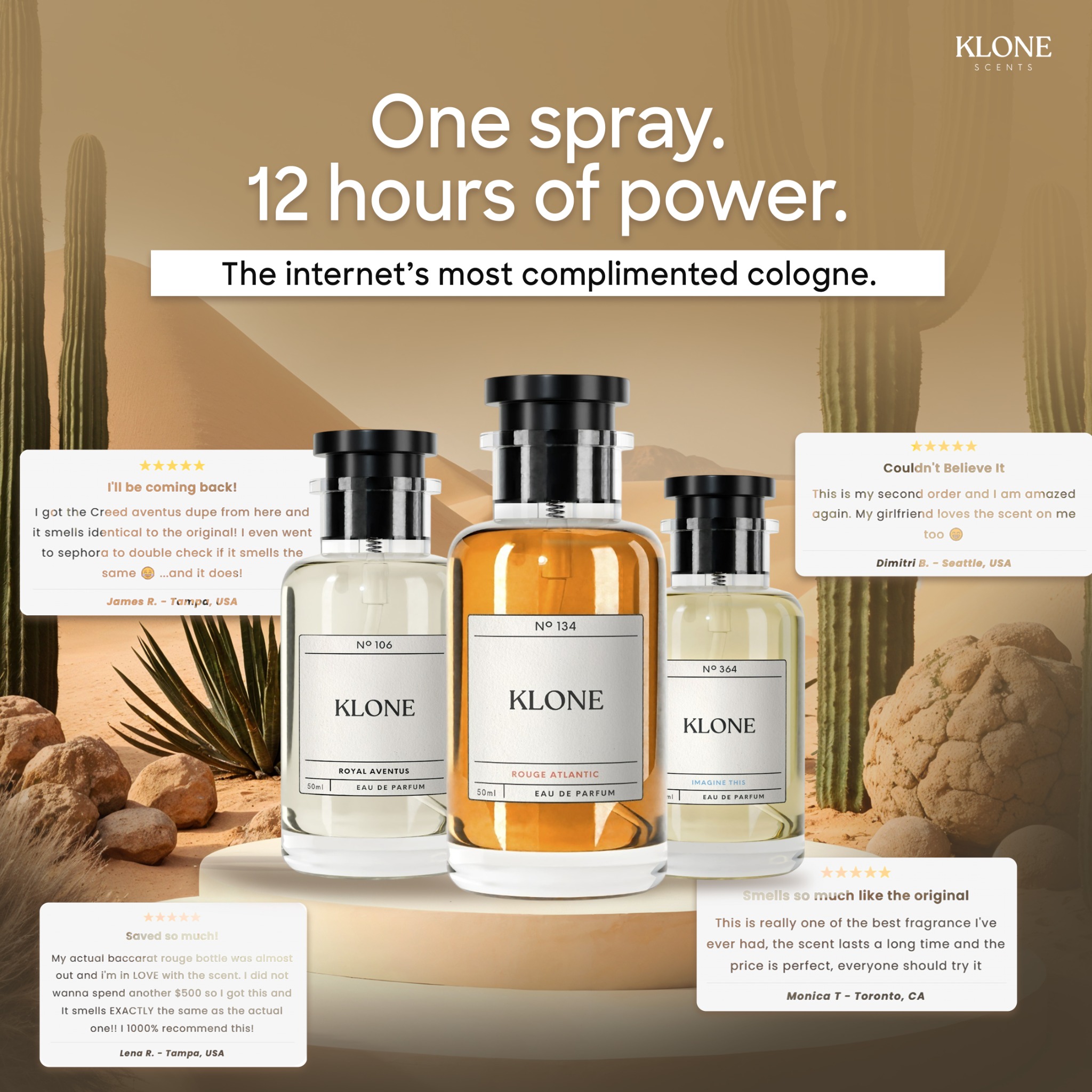 Klone Scents Facebook ad