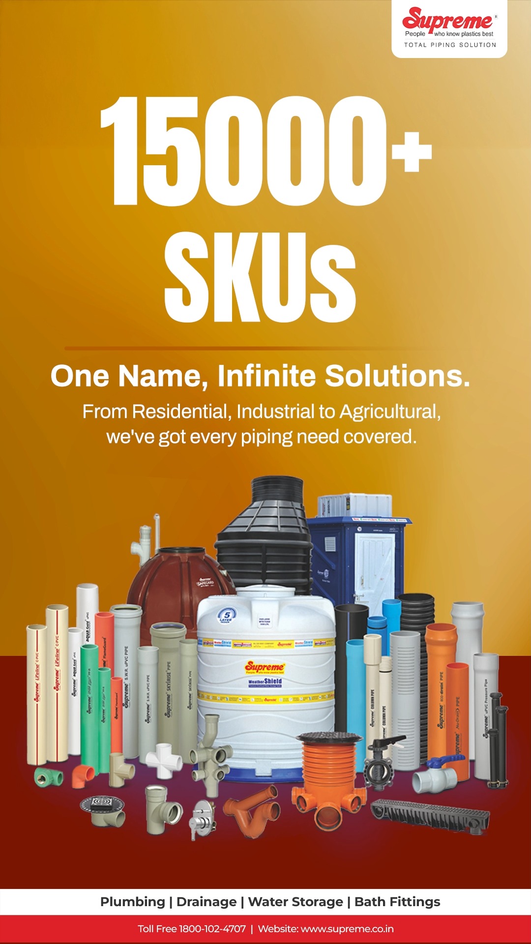 Supreme Pipes Facebook ad