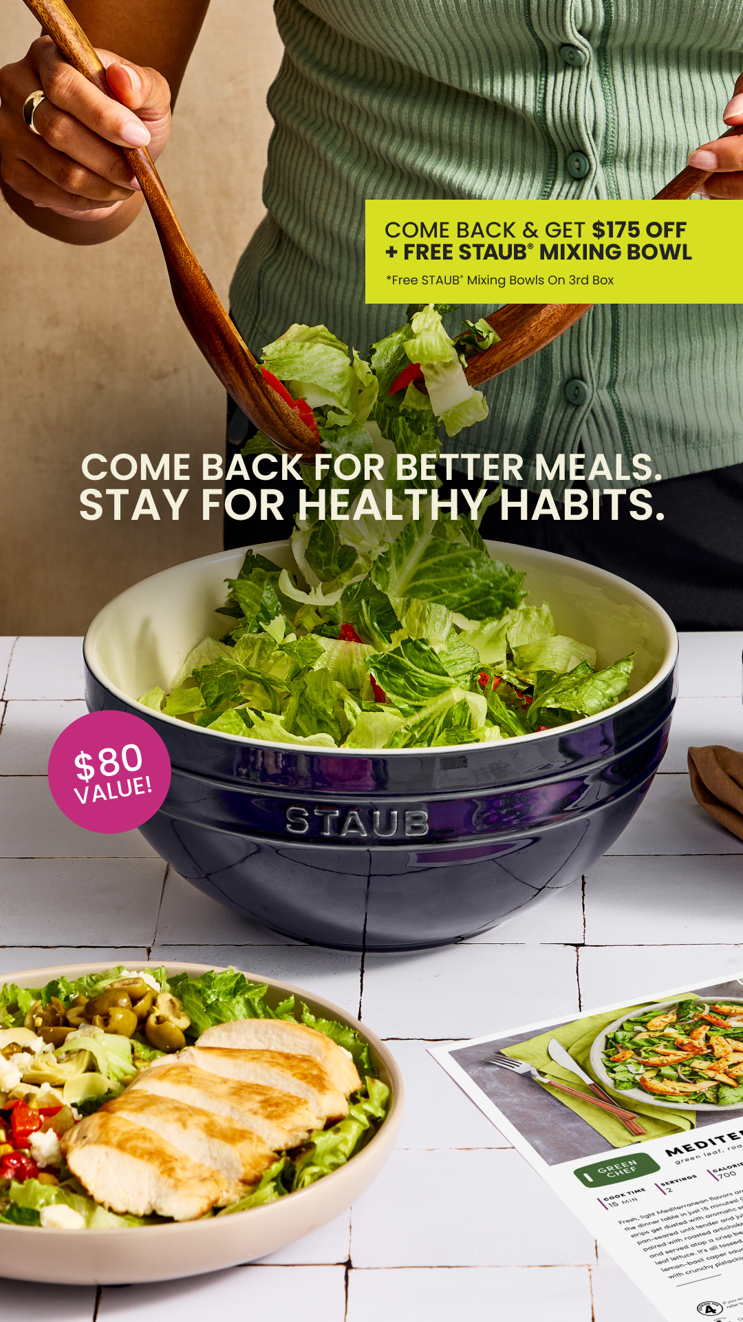 Green Chef Facebook ad