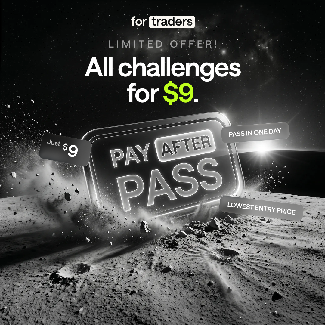 For Traders Global Facebook ad: Pass first. Pay later.