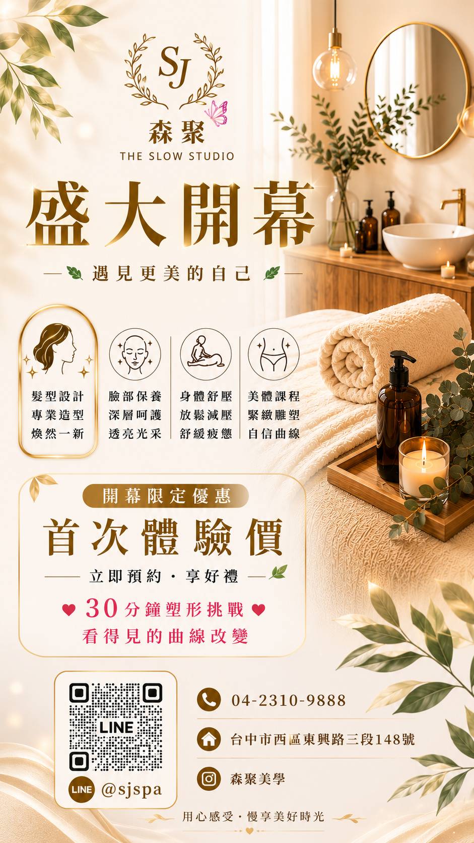 森聚美學-草本舒壓調理/美容spa/hair Styling Facebook ad from Jul 2, 2026