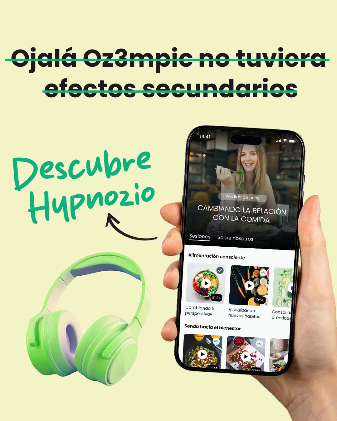 Hypnozio: power of hypnotherapy Facebook ad