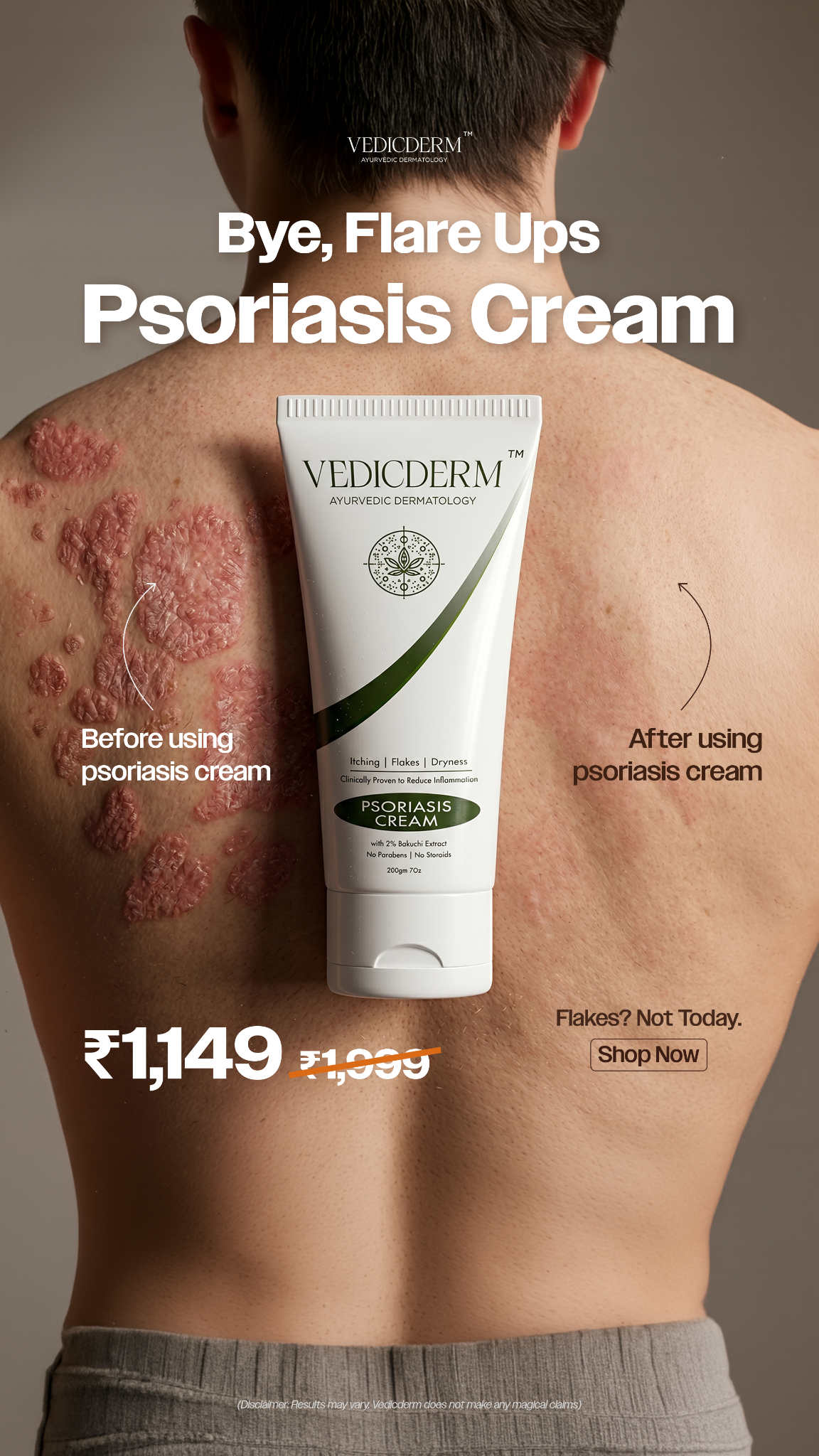 VedicDerm Facebook ad