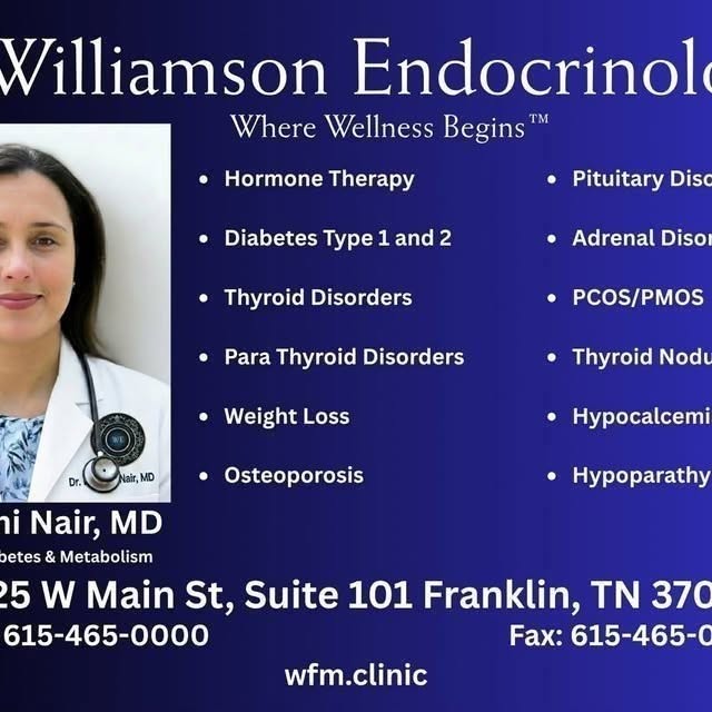 Williamson Family Medicine and Endocrinology Facebook ad