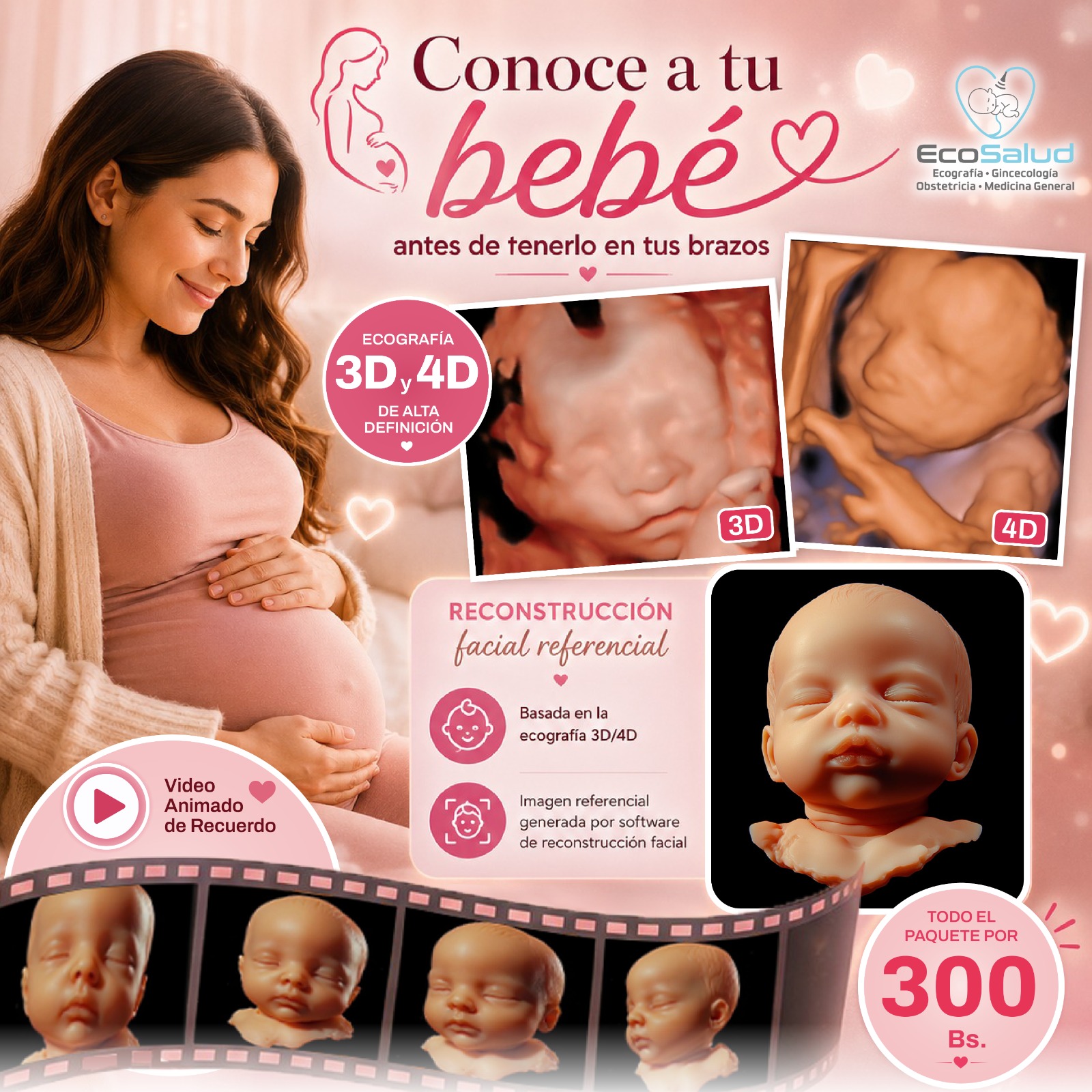 Ecosalud Facebook ad: Hay momentos del embarazo que se quedan para…