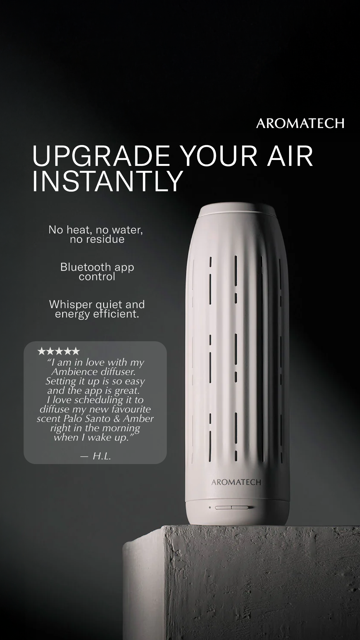 AromaTech Facebook ad