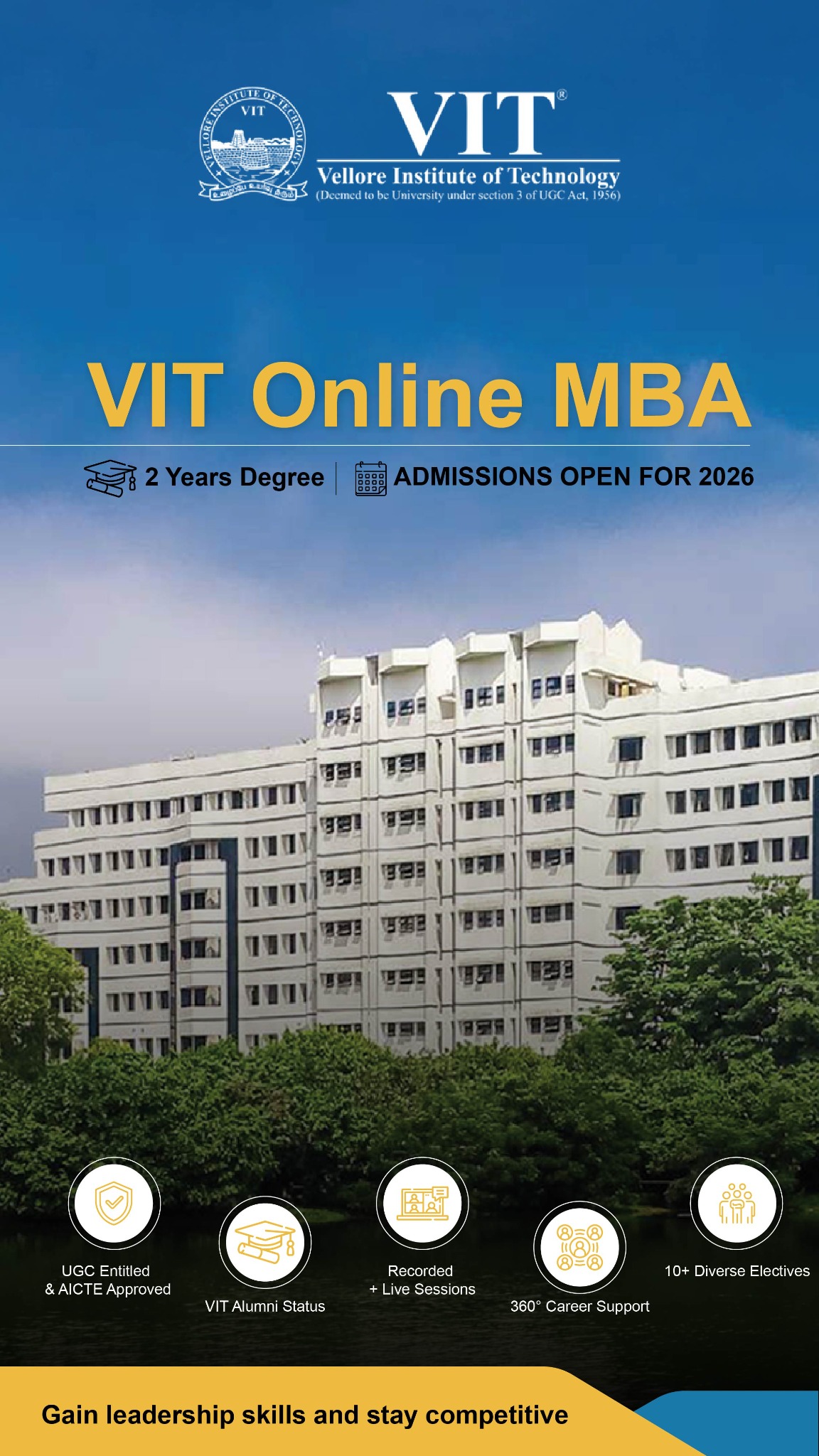 VITOL Facebook ad: VIT Online 2yrs MBA Degree