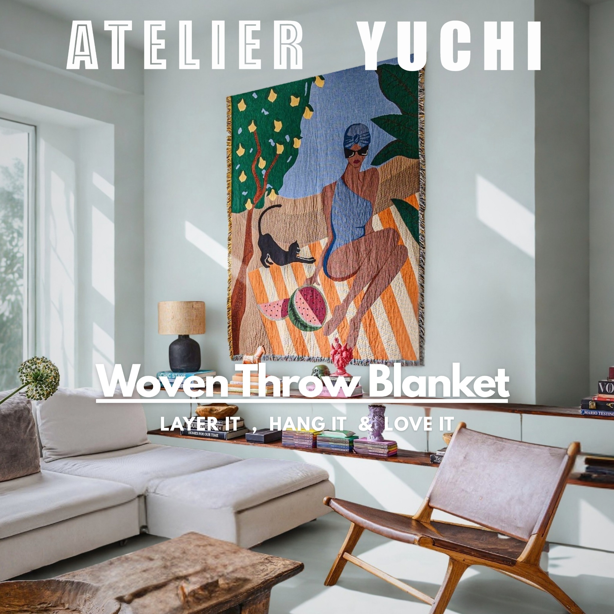 Atelier Yuchi Facebook ad: Discover the Artisan Woven Blankets That People Are Talking