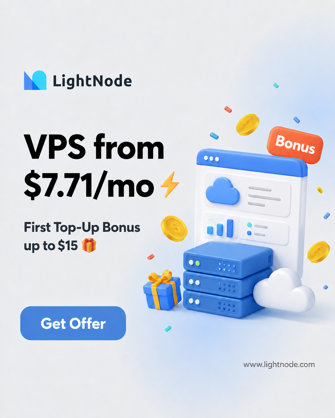 LightNode Facebook ad