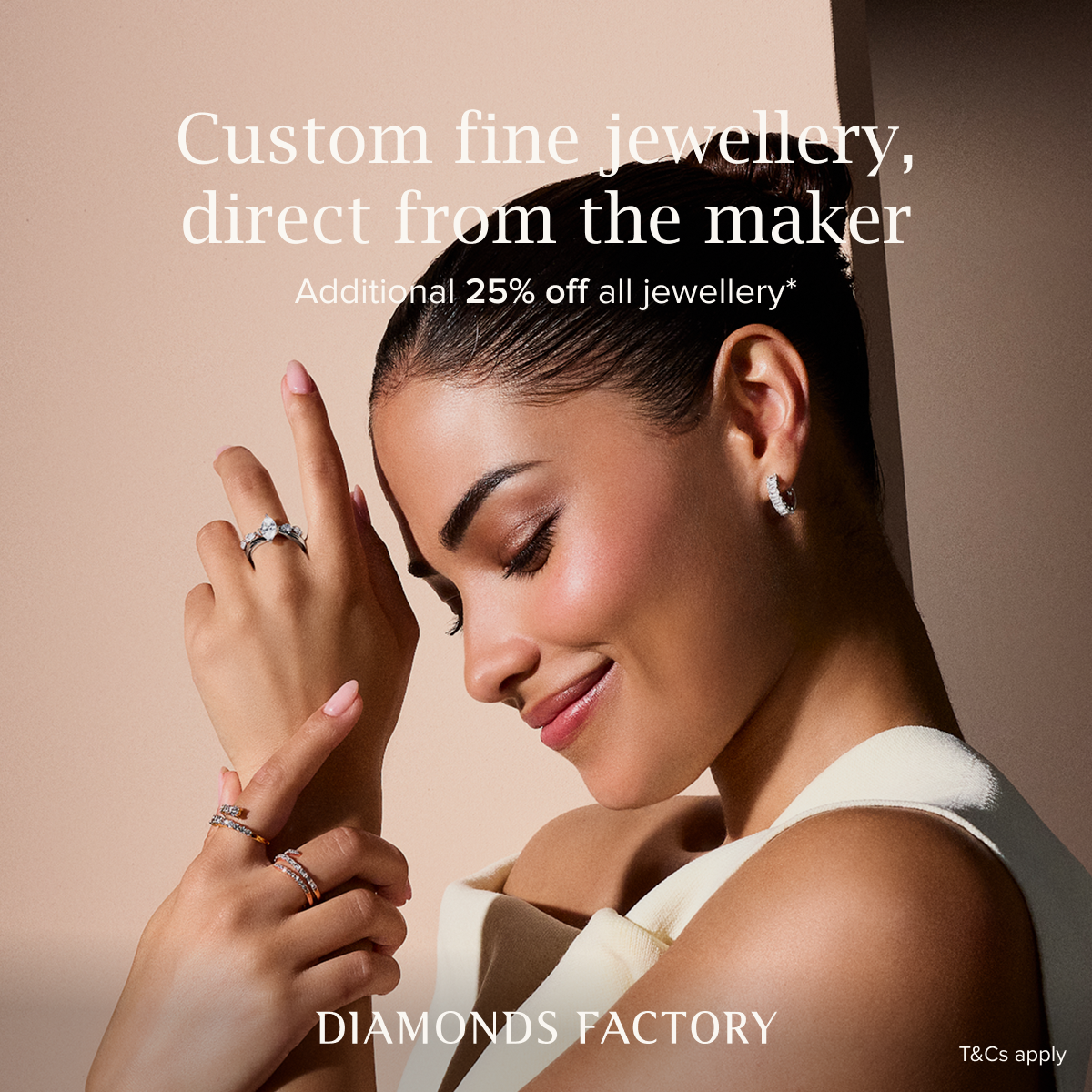 Diamonds Factory Facebook ad