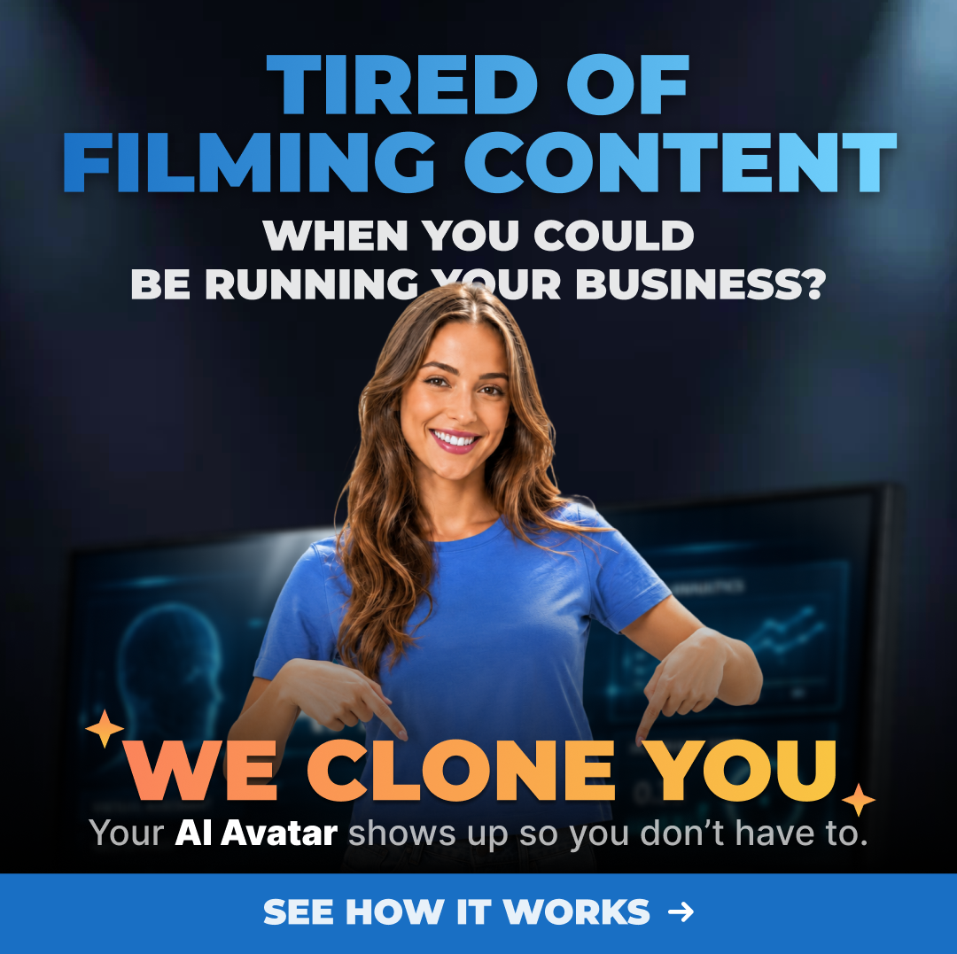 Thrive Courses Studio Facebook ad: Stop Filming. Start Growing.