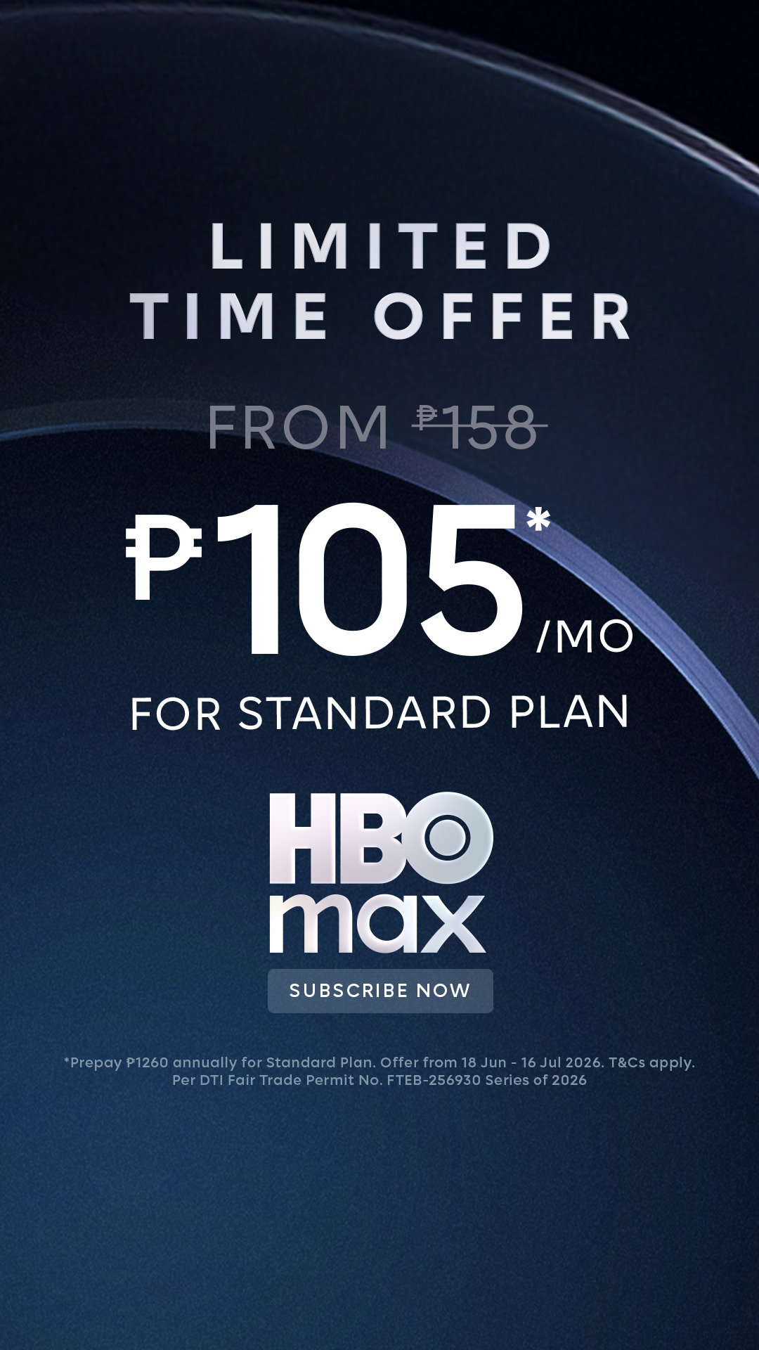 HBO Max Facebook ad