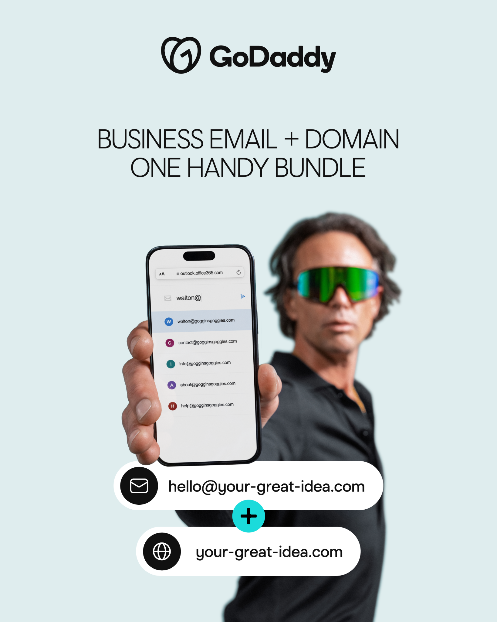 GoDaddy Facebook ad