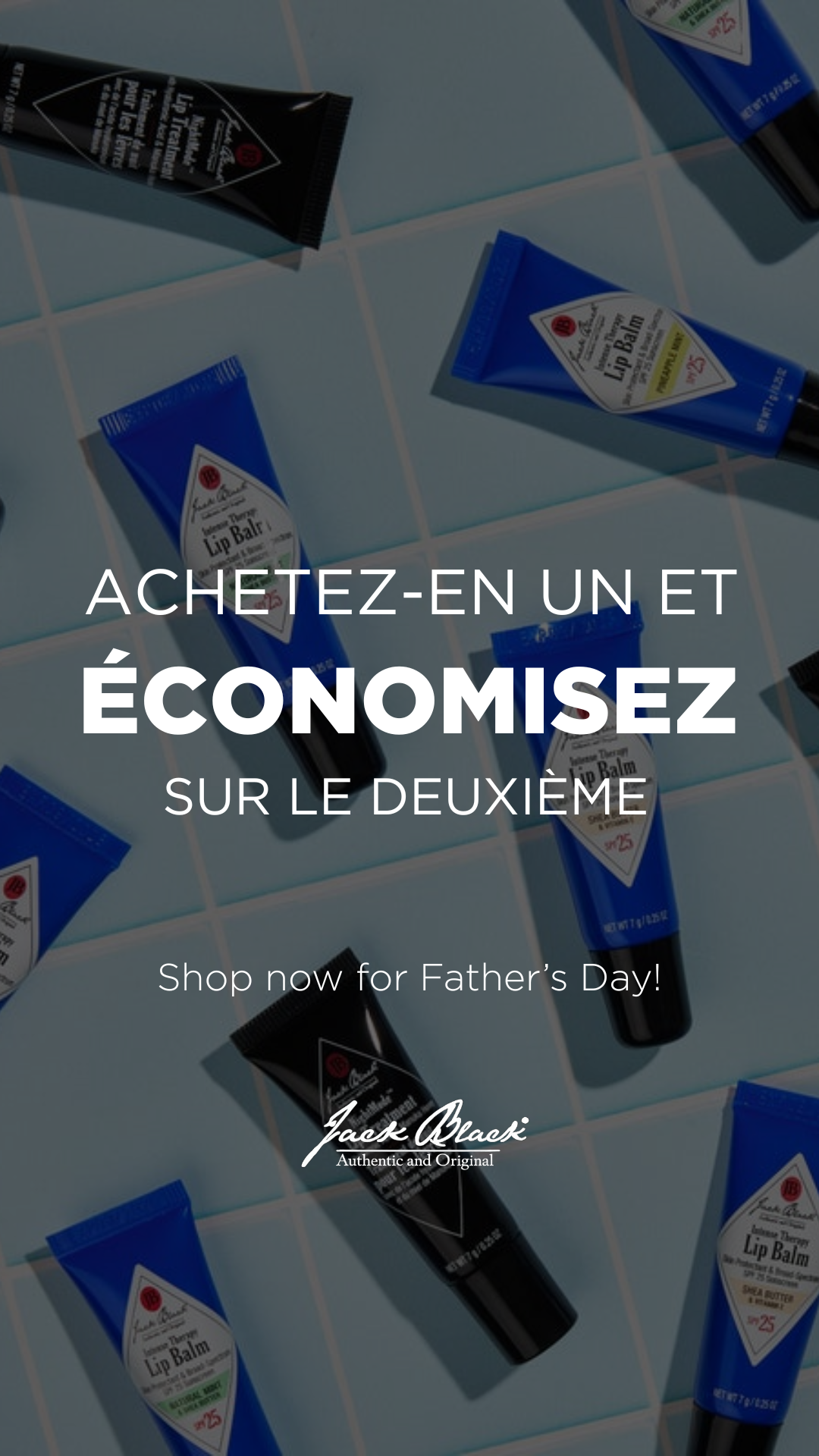Jack Black Men's Skincare Canada Facebook ad