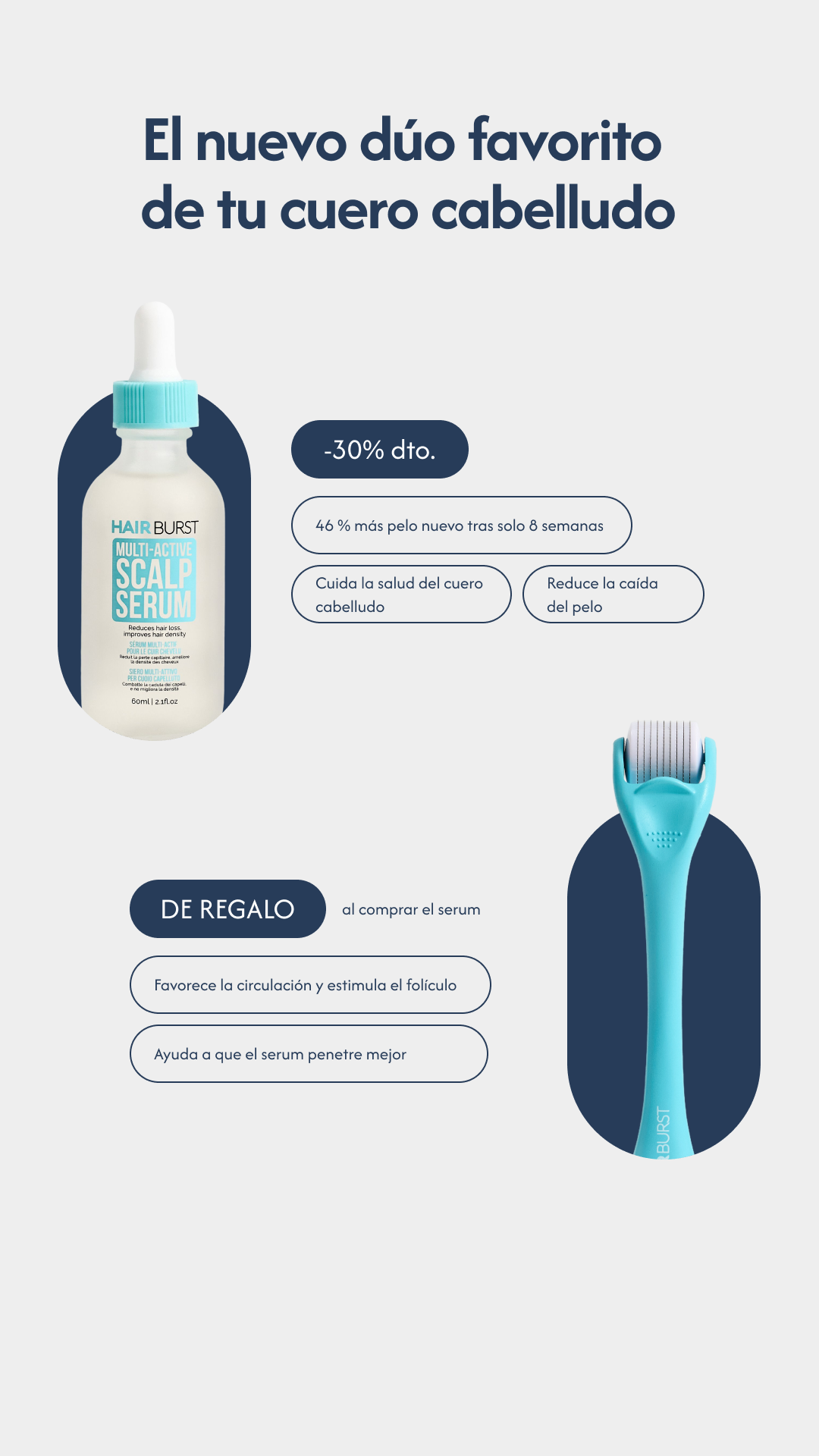 Hairburst España Facebook ad