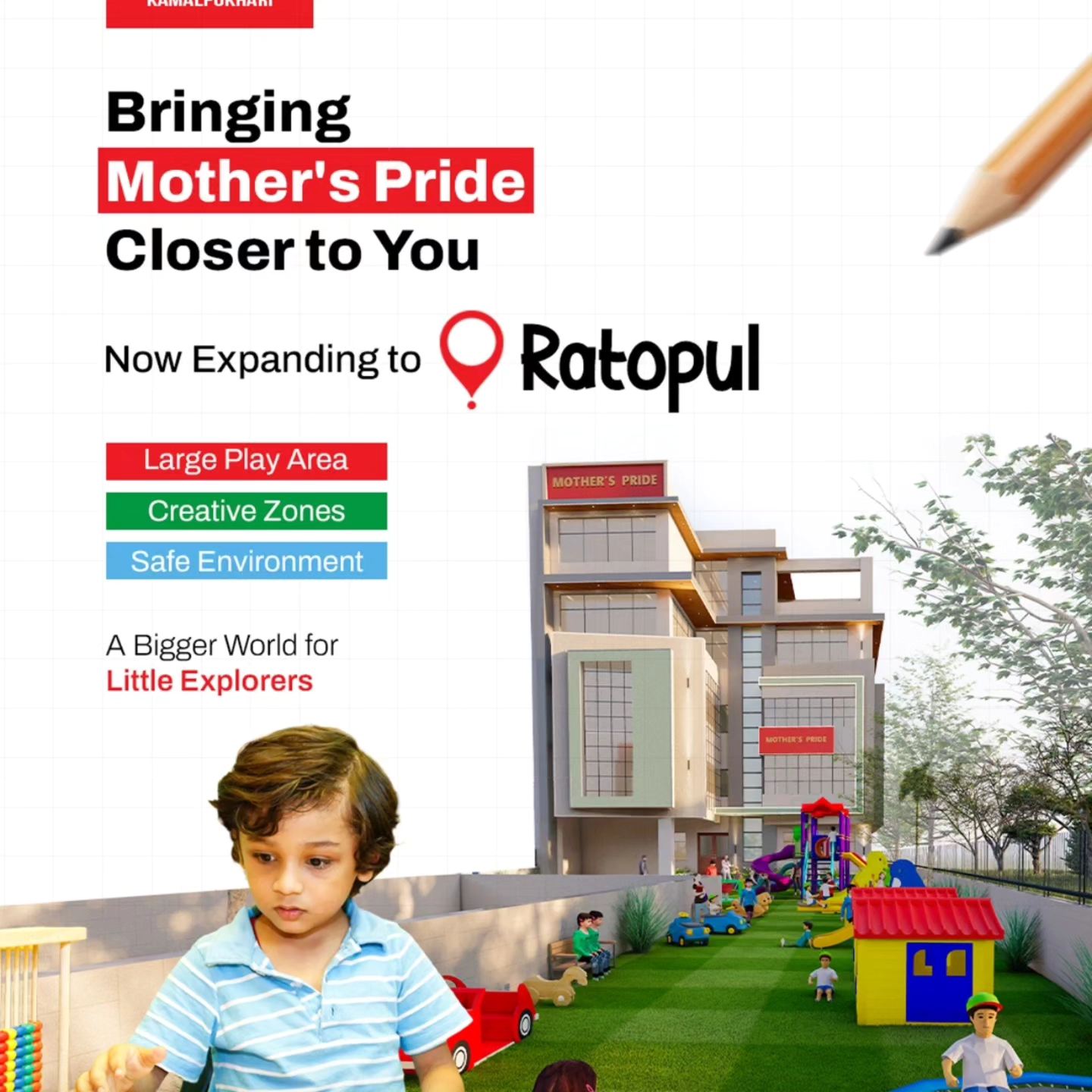 Mothers Pride Preschool Nepal Facebook ad: Bringing Mother’s Pride Closer to You, Now at…