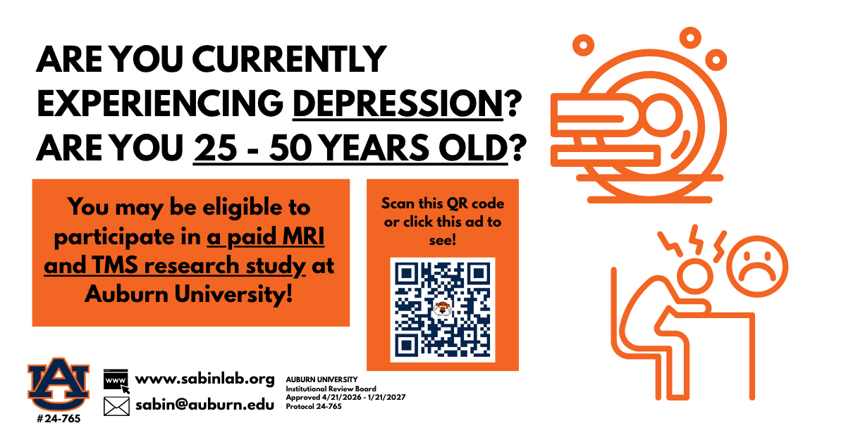 Social Affect and Behavior Integrative Neuroscience Lab Facebook ad: SABIN Lab