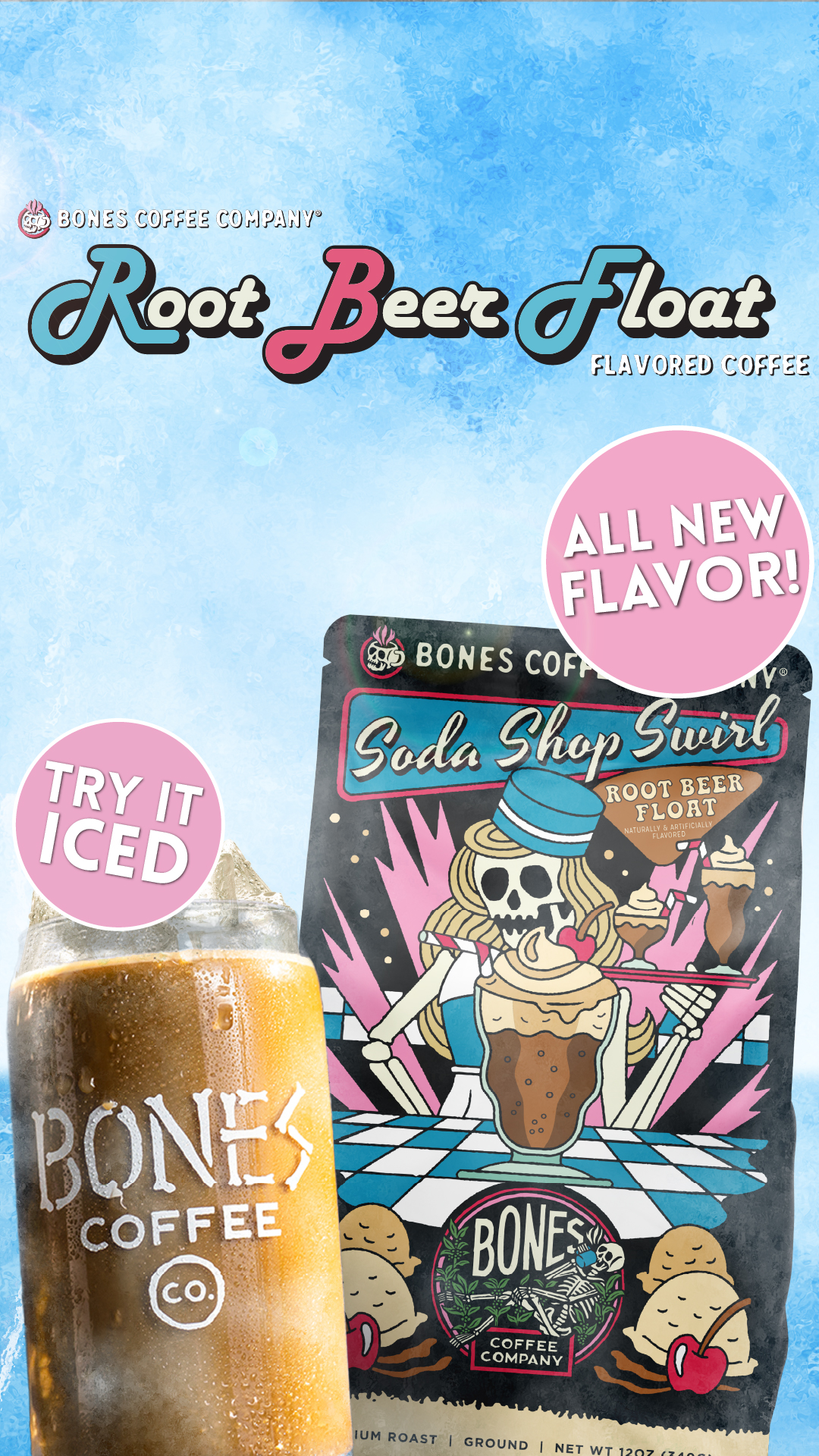 Bones Coffee Company Facebook ad
