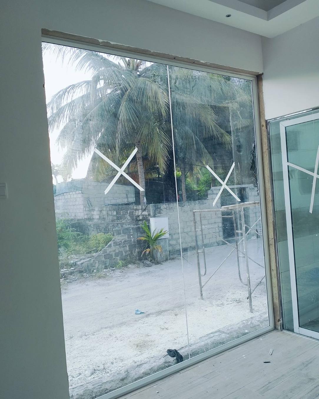 Fahi Aluminium Facebook ad: Some of our ongoing works for a guest…