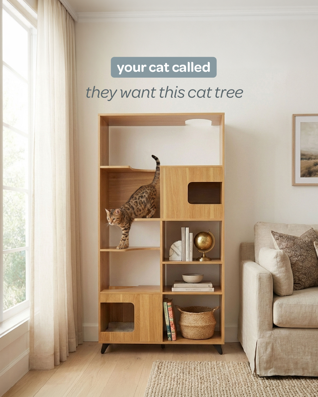 4 Cats & Dogs Home Furnishings Facebook ad