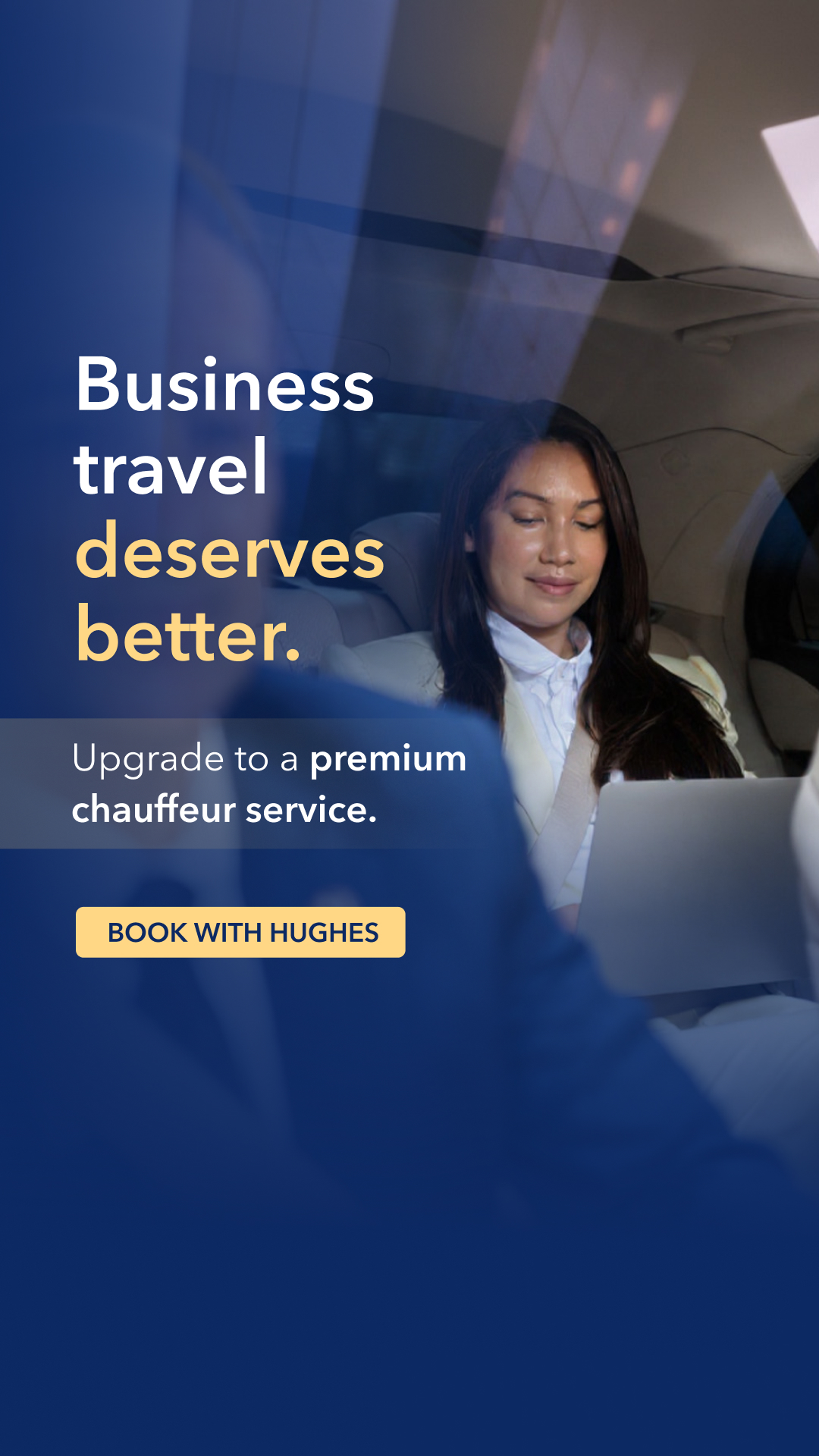 Hughes - Australia's Chauffeur Service Facebook ad