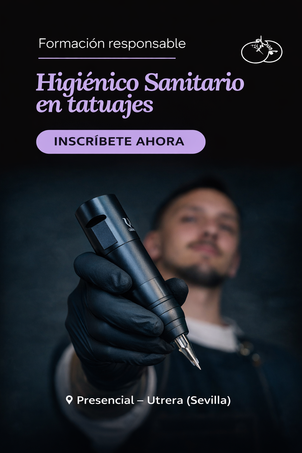 Centro de formación El PUNTO Facebook ad: ¿Quieres tatuar legalmente?