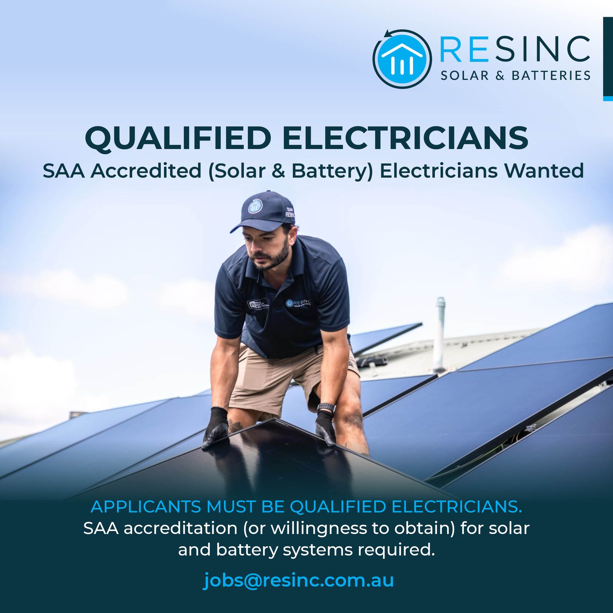 RESINC Solar & Batteries Facebook ad