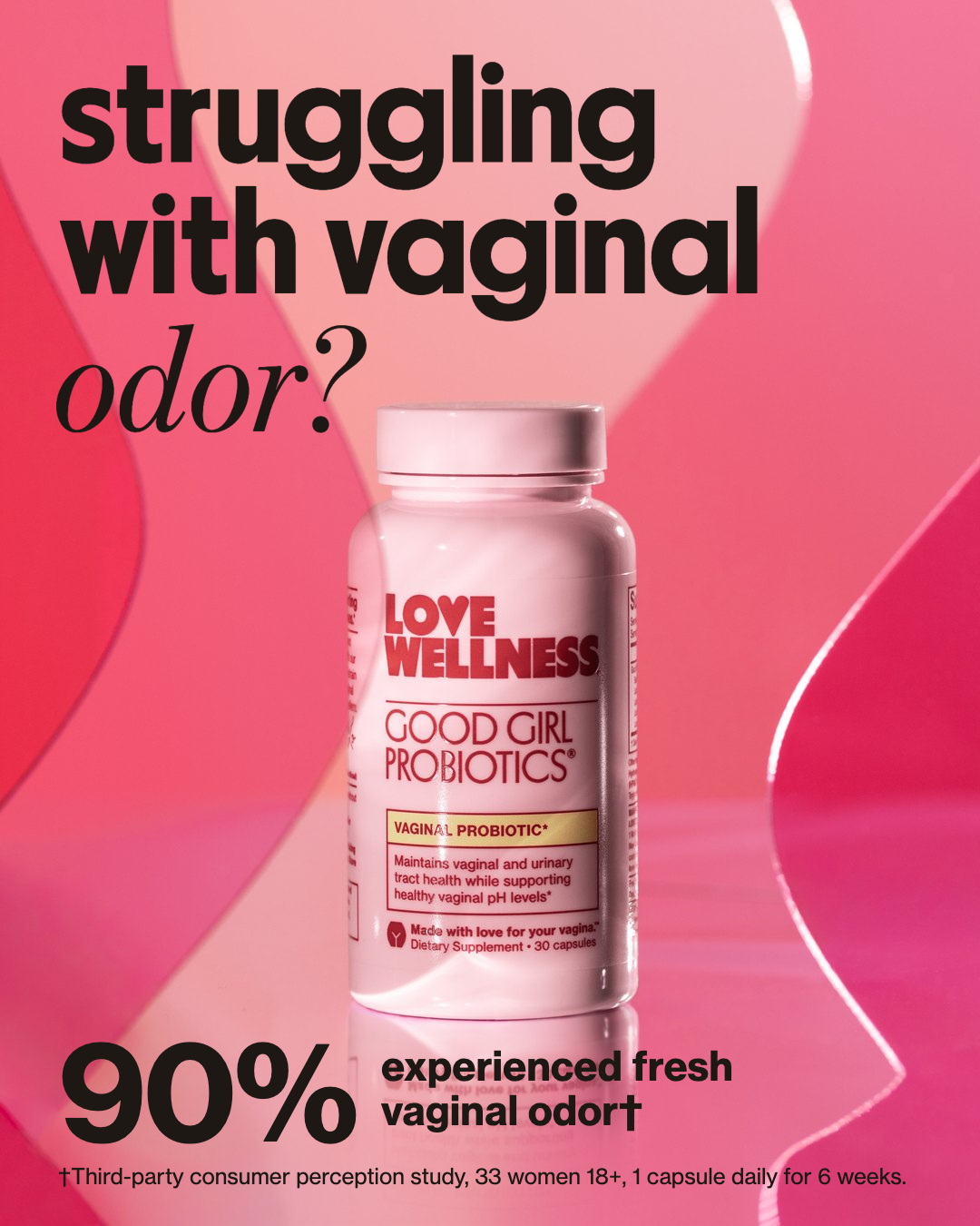 Love Wellness Facebook ad: Over 2 Million Bottles Sold