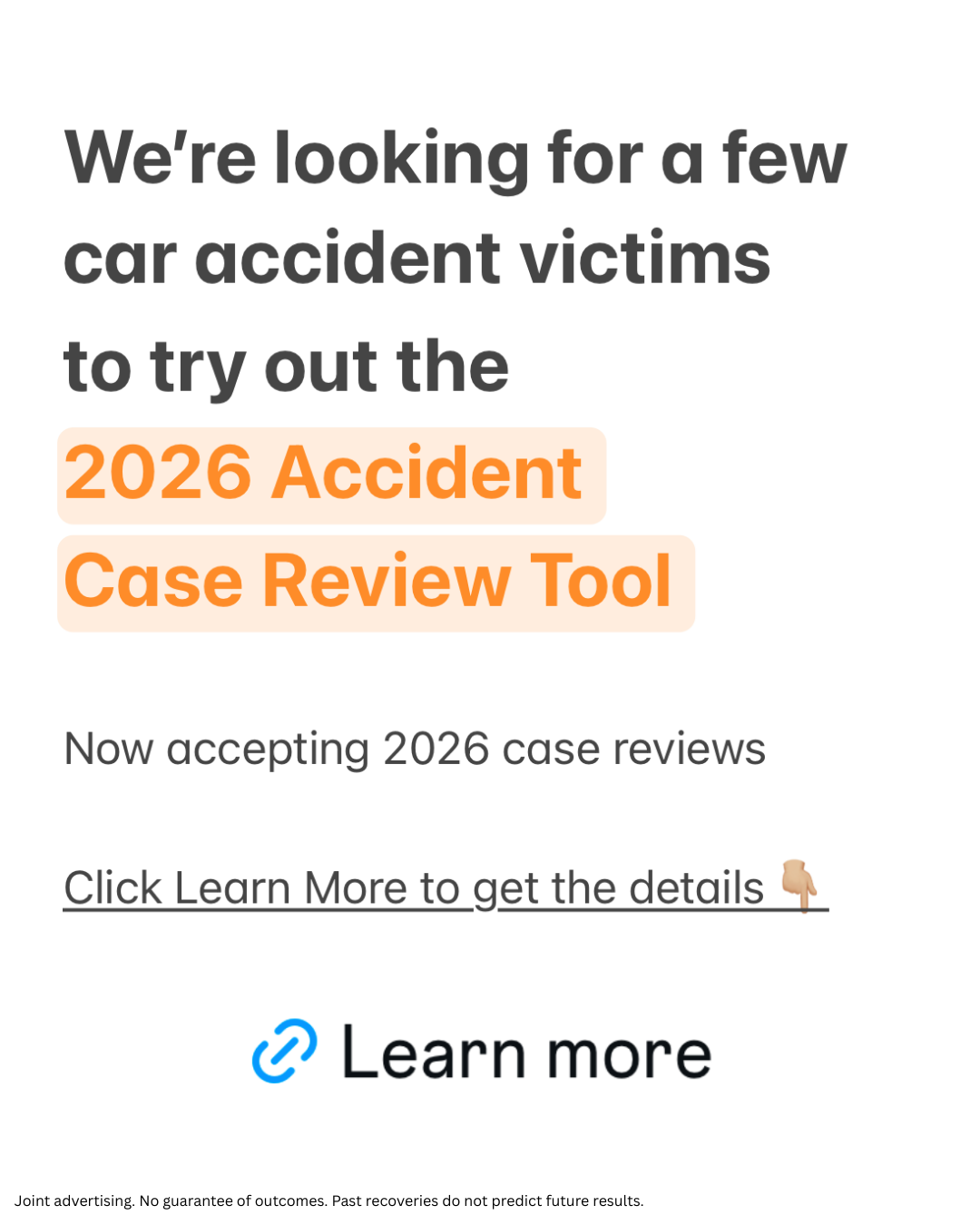 Accident Aid Services Facebook ad